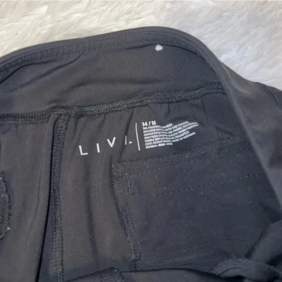 Livi Active Black Track Pants. EUC - Picture 3 of 4